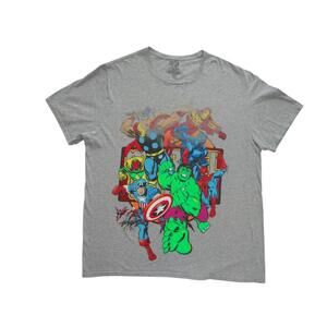 Marvel Avengers Graphic Tee - Classic Heroes Design